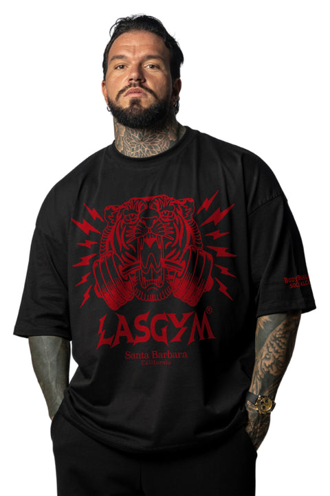 Silverlake Man RED Black SuperOver T-shirt
