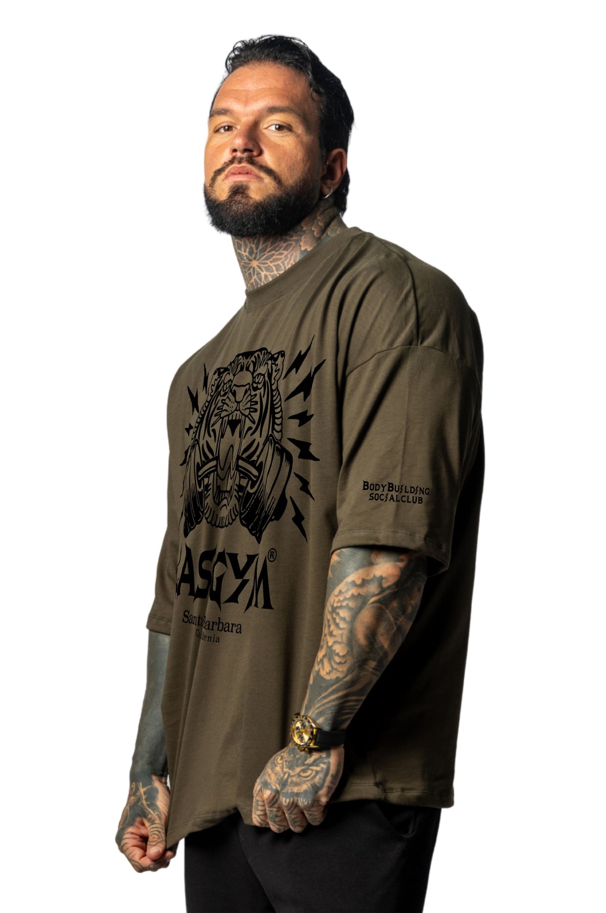 T-shirt S.Over Silverlake Man Black Militare