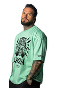 T-shirt S.Over Silverlake Man Black Menta