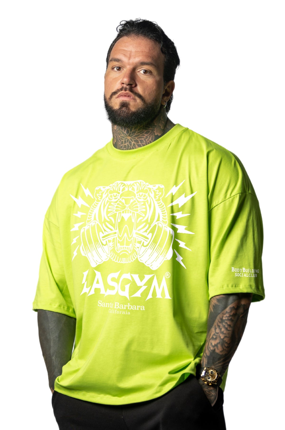 T-shirt S.Over Silverlake Man Lime