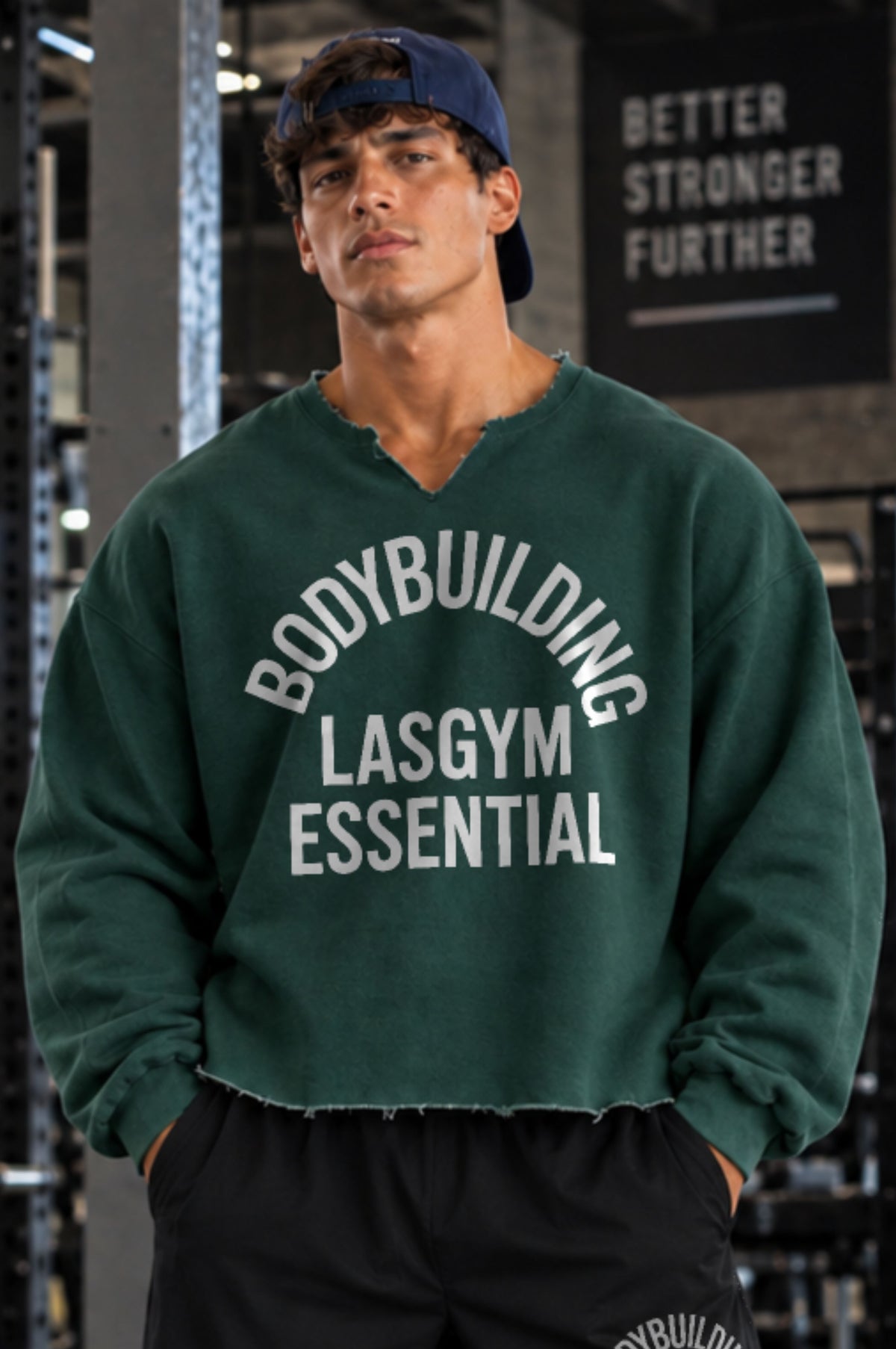 Felpa Golden Era BB Essential Evergreen