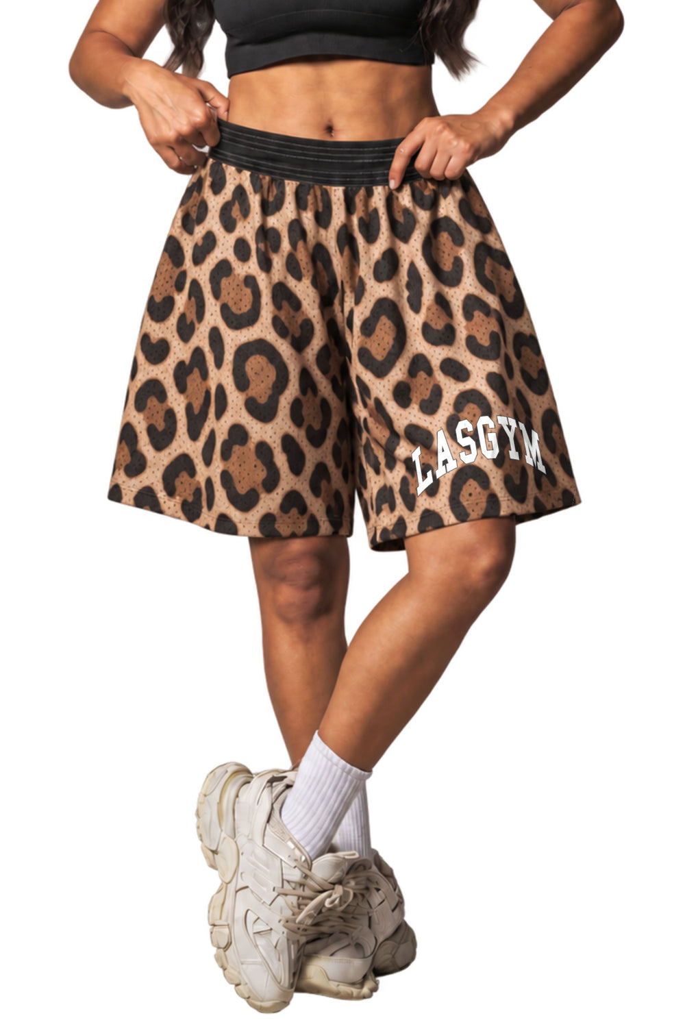 Washed-Effect Your Strong Black Shorts