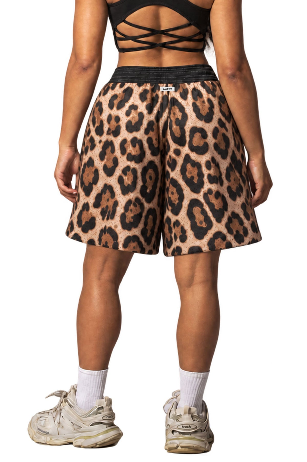 Washed-Effect Your Strong Black Shorts