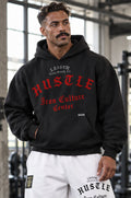Felpa Over Premium Hustle Ghotic Black
