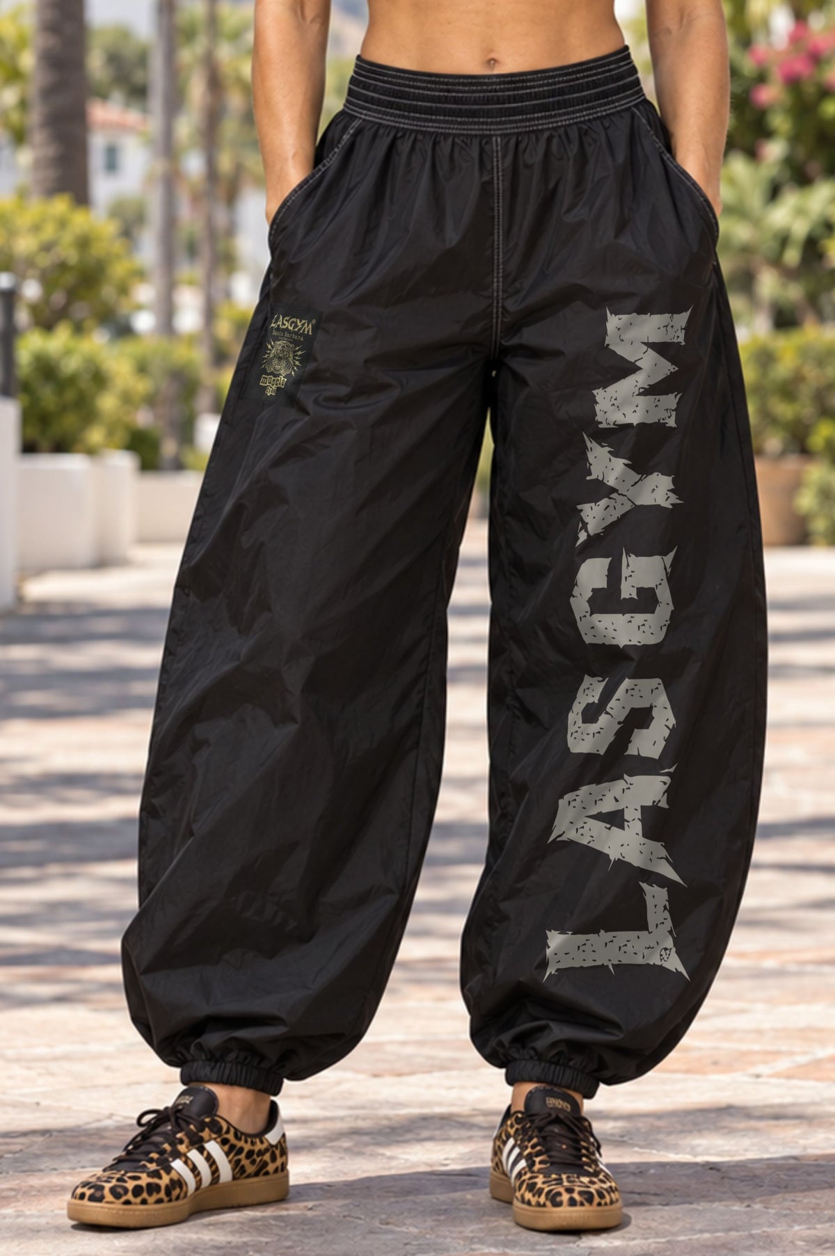 Pantalone Over Vintage Big Destroy Black