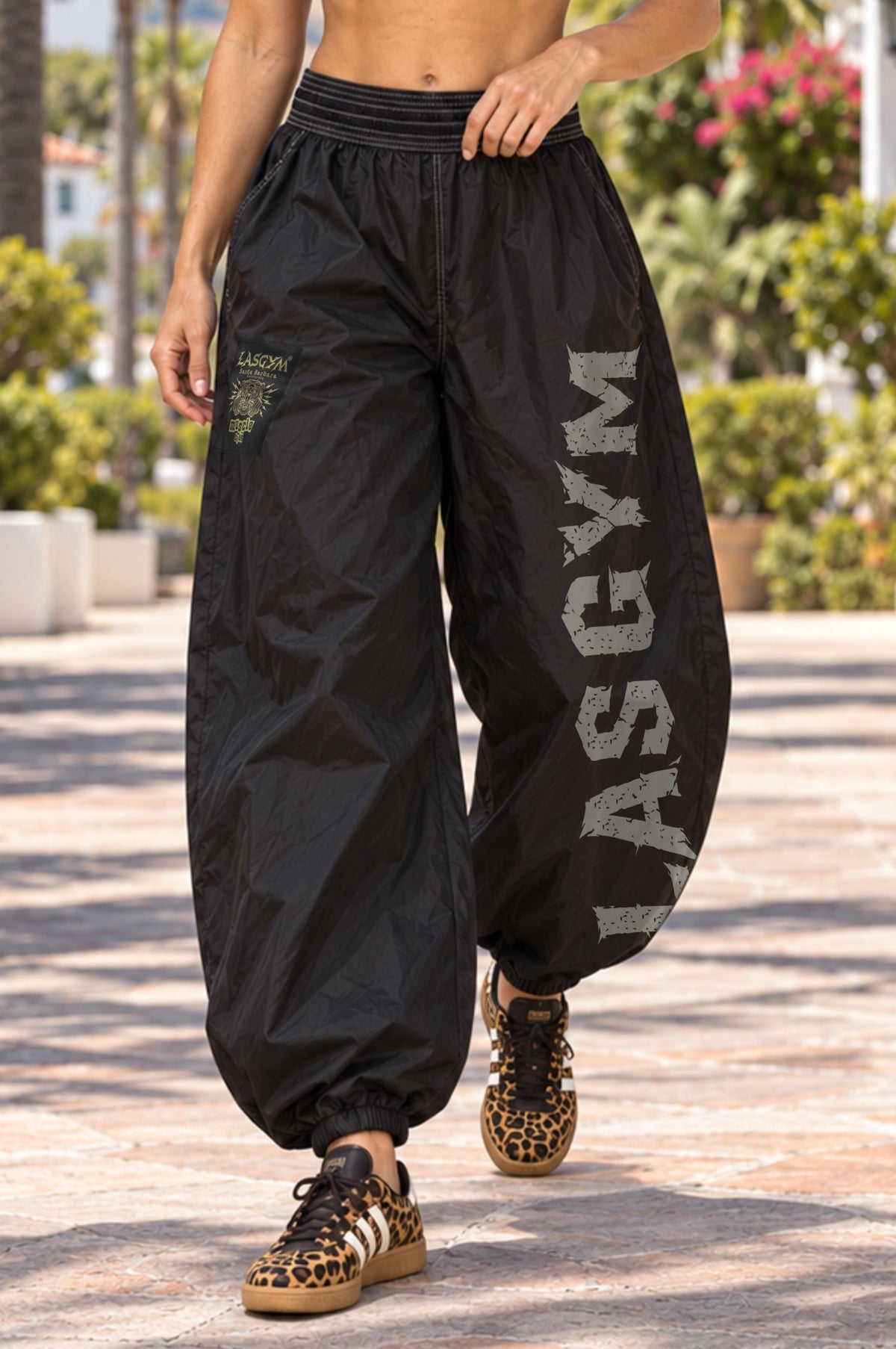 Pantalone Over Vintage Big Destroy Black