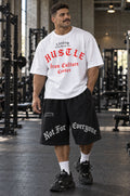 Golden Era This is War Black Oversized Shorts