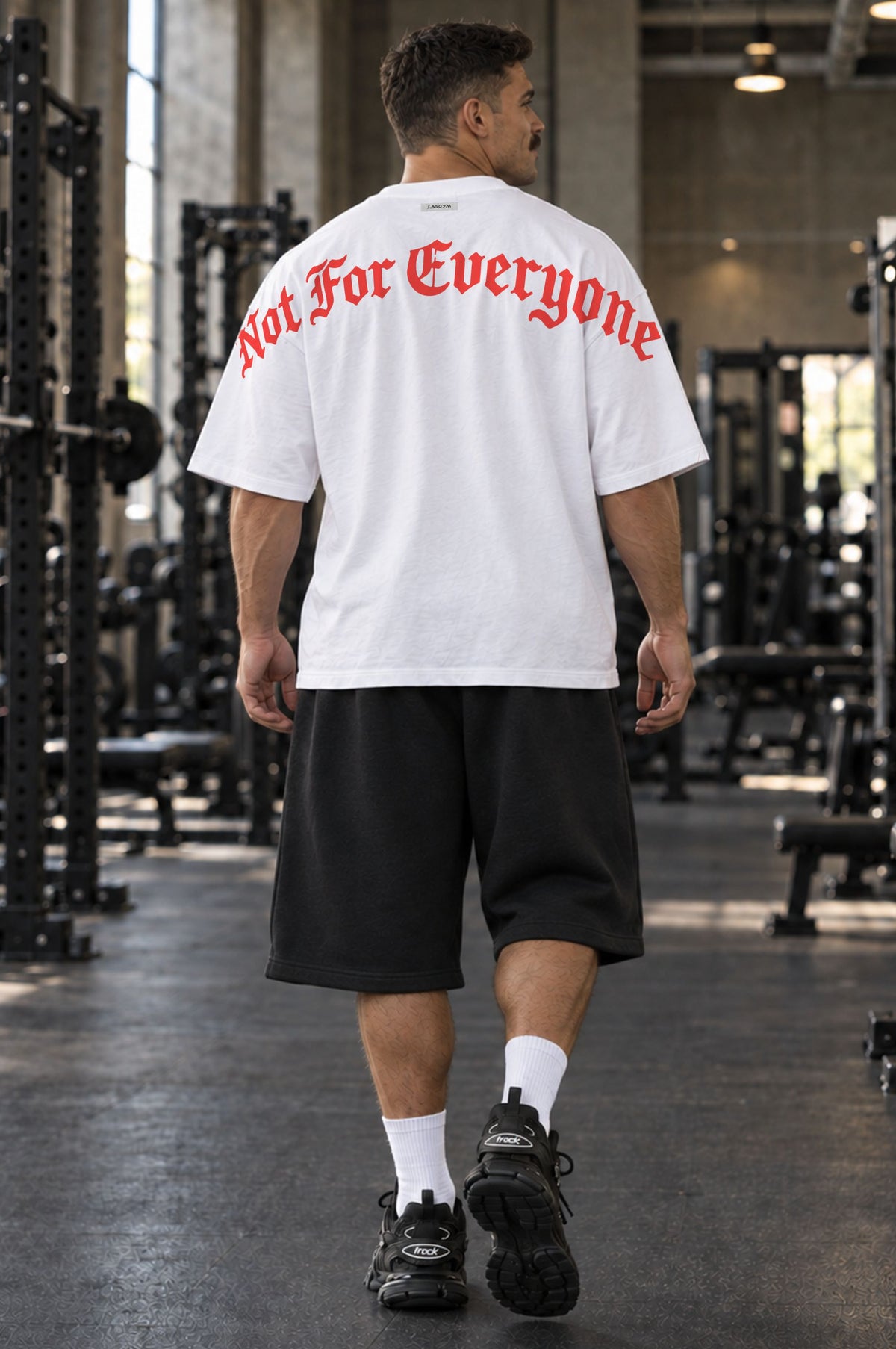 Golden Era This is War Black Oversized Shorts