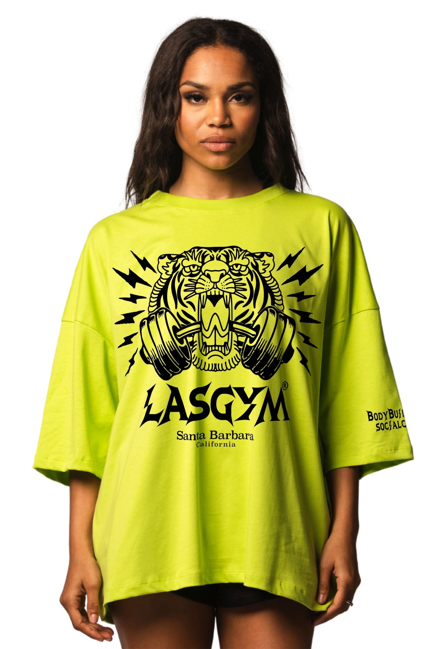 T-shirt S.Over Silverlake Black EDT Lime