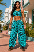 Vintage Leopard Oversized Pants