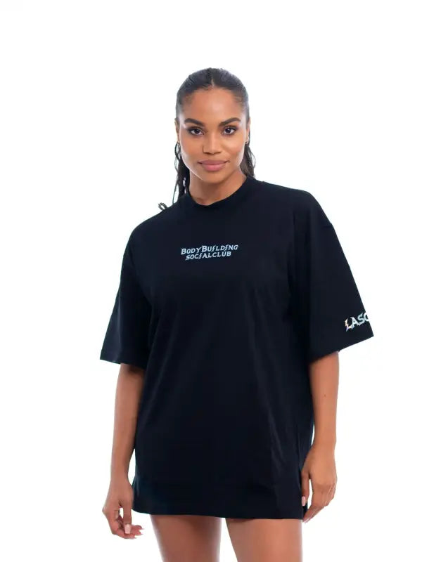 T-shirt Oversize Madera Celeste EdT - XS / Nero - T-shirt