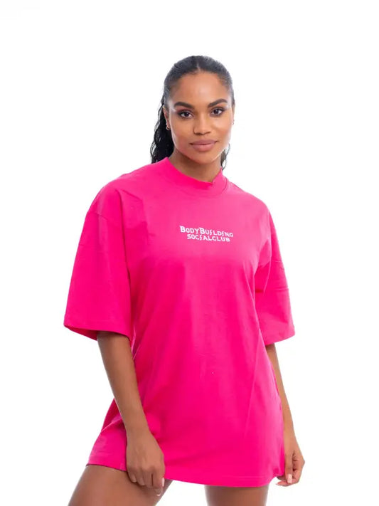 T-shirt Oversize Madera - XS / Fuxia - T-shirt