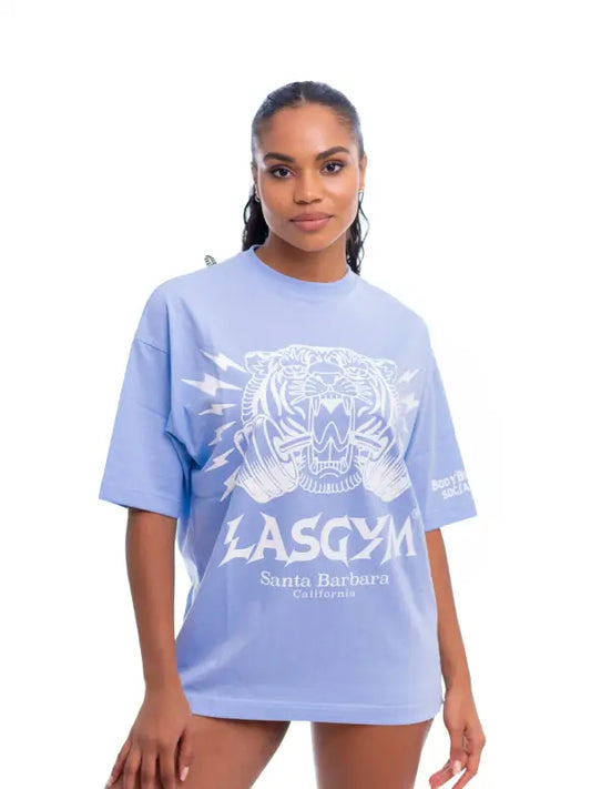 T-shirt Oversize Silverlake celeste - XXS / Celeste